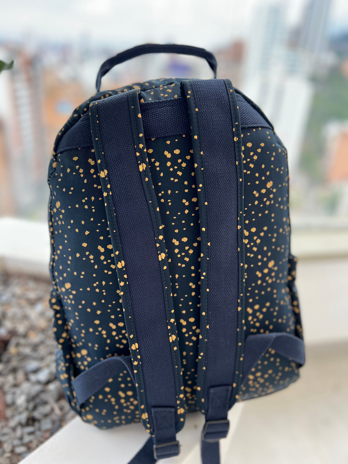 Morral Talla L Azul Estampado