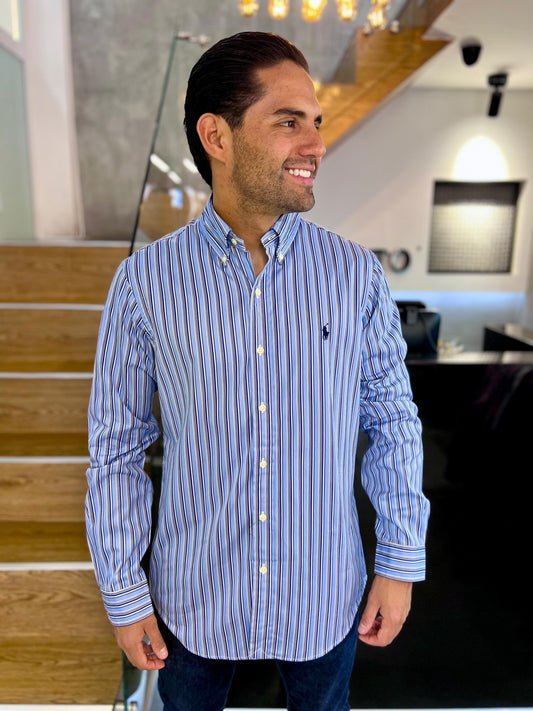 Camisa Polo R.L hombre Algodón