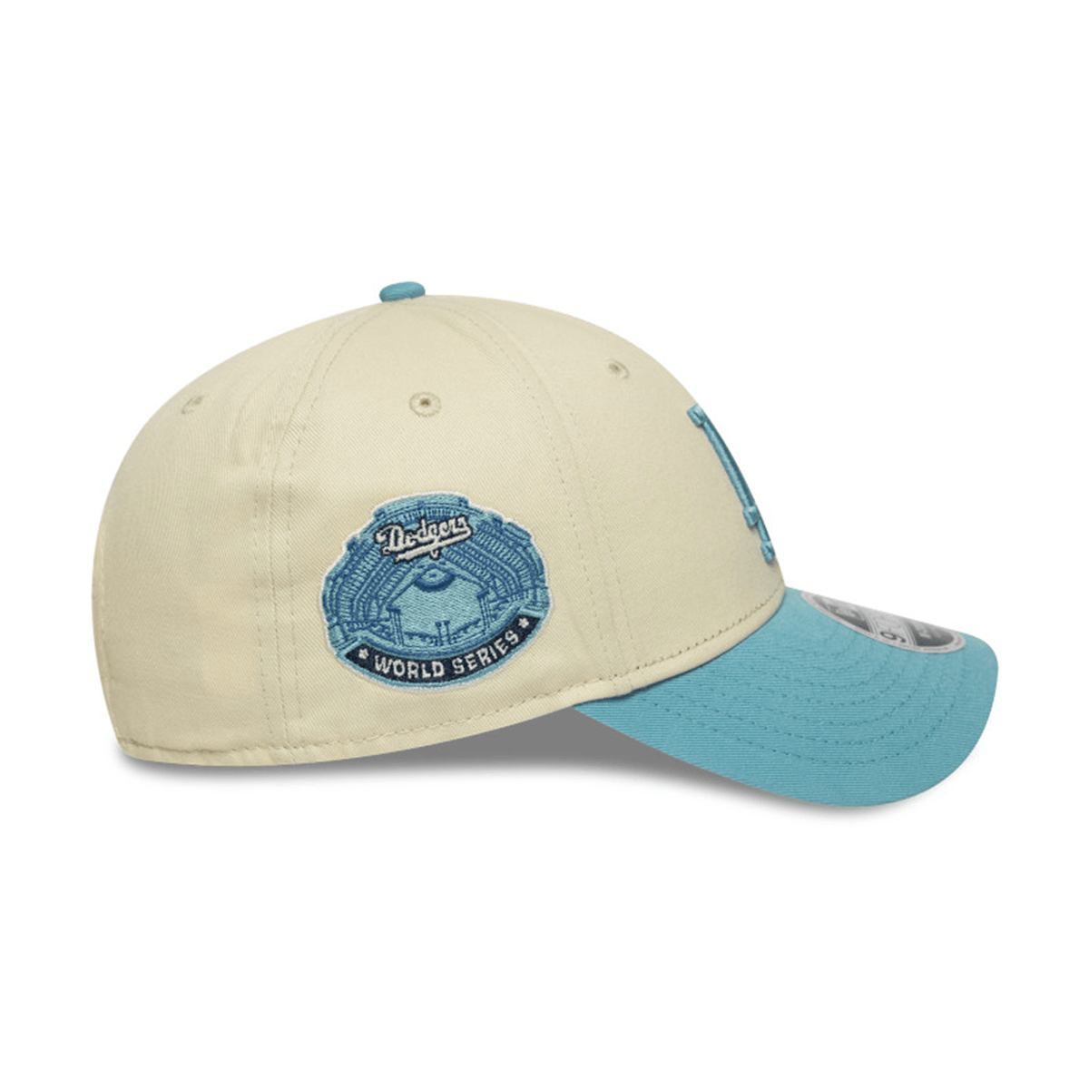Gorra New Era LA 940 Ajustable Beige - Celeste