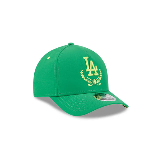Gorra New Era LA Ajustable Verde Microfibra