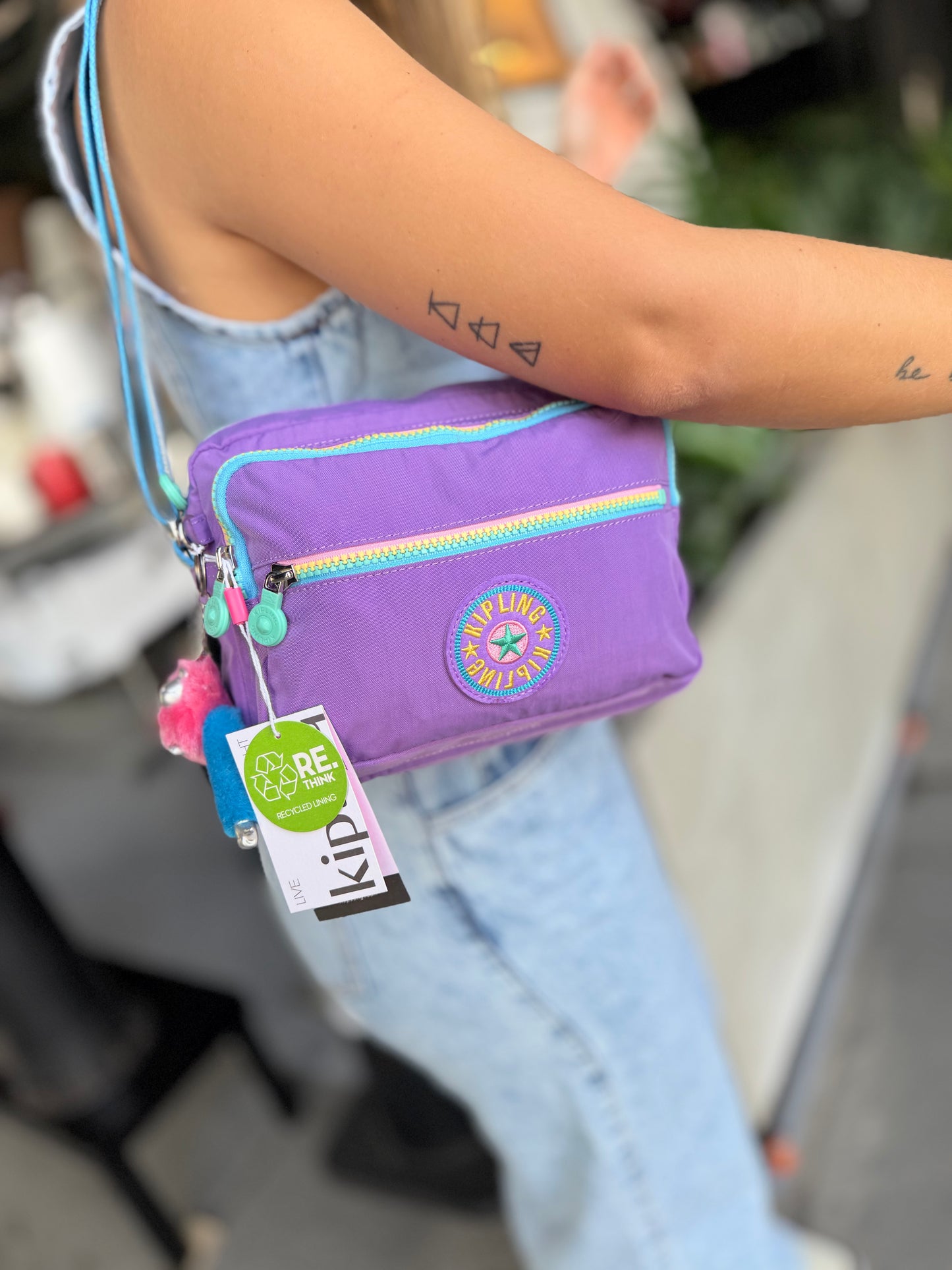 Bolso Manos Libres Morado