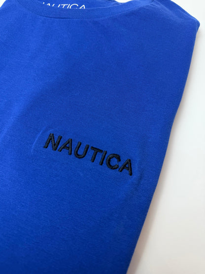 Camiseta Náutica hombre Algodón Azul Rey