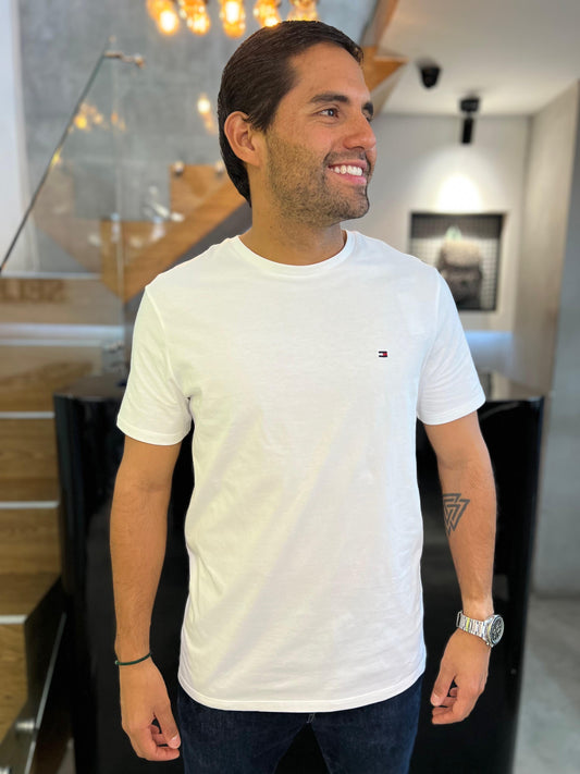 Camiseta Tommy Hilfiger Hombre Blanco
