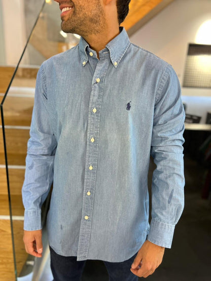 Camisa Polo R.L hombre Algodón Custom Fit