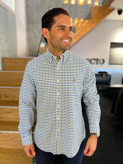 Camisa Polo R.L hombre Oxford