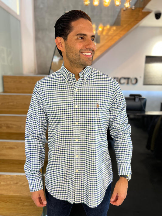 Camisa Polo R.L hombre Oxford