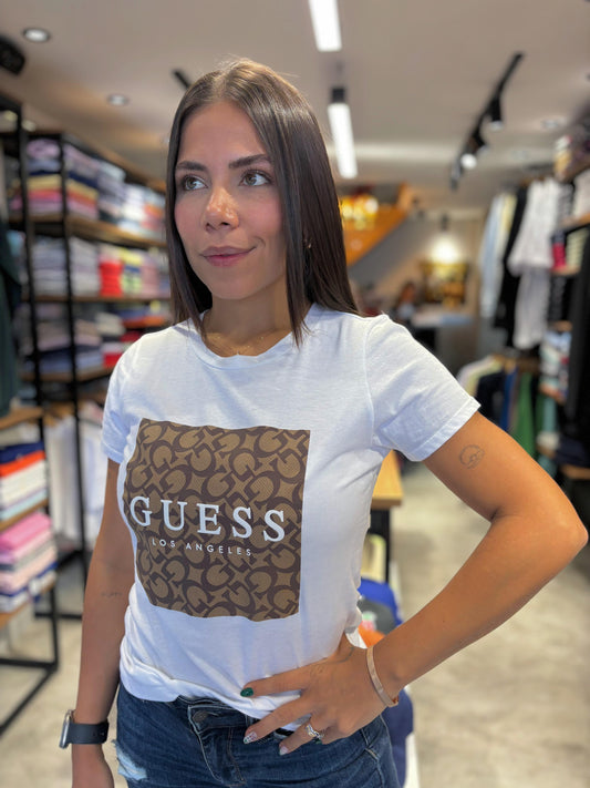 Camiseta Guess Mujer Blanca