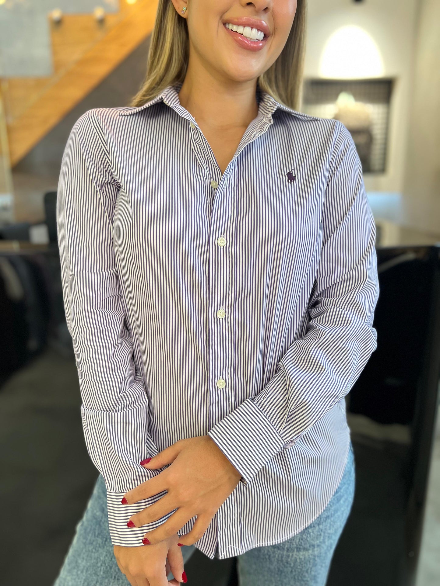 Camisa Polo R.L Dama Algodón