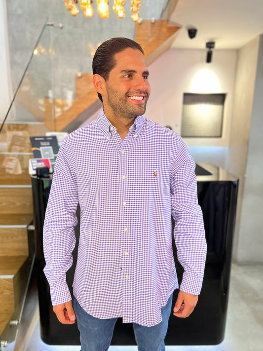 Camisa Polo R.L hombre Oxford