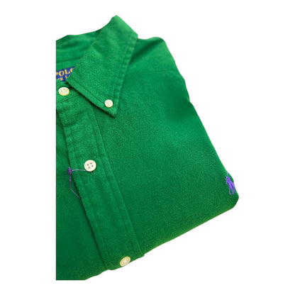 Camisa Polo R.L hombre Algodón Grueso Verde Caballo Morado