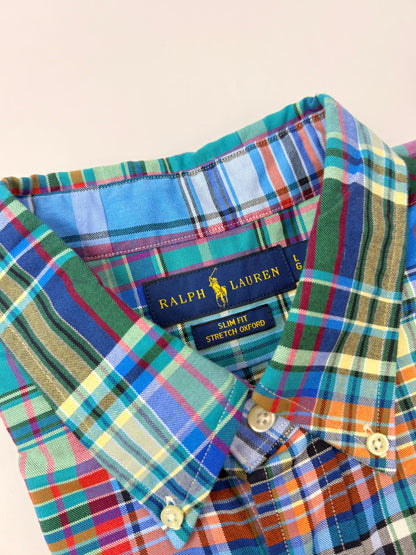Camisa Polo R.L hombre Oxford Slim Fit