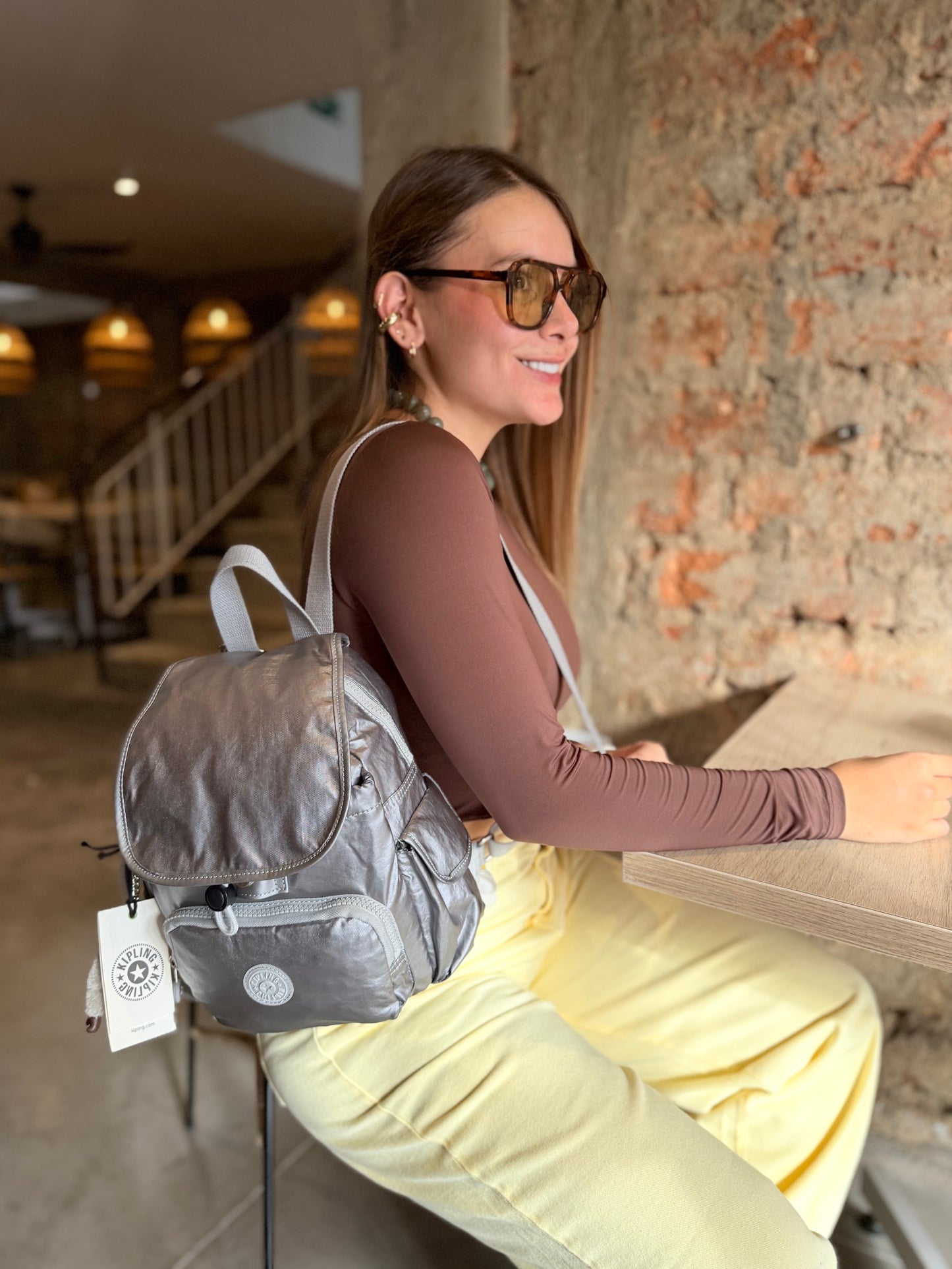 Morral Talla S Mini Plateado