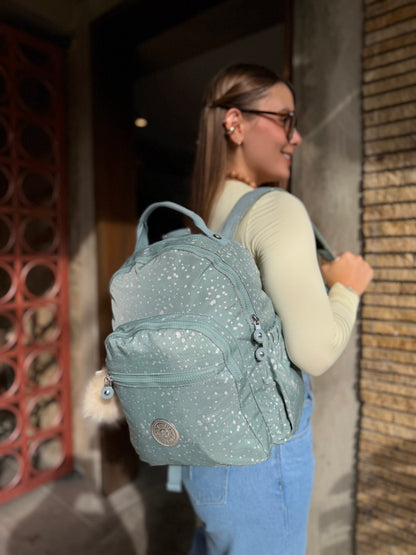 Morral talla M Celeste Estampado