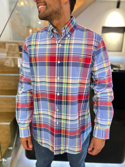 Camisa Polo R.L hombre Oxford