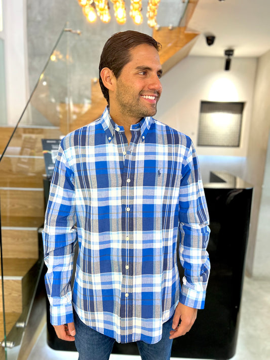 Camisa Polo R.L hombre Algodón
