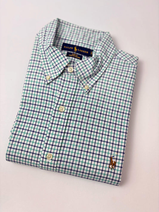 Camisa Polo R.L hombre Oxford Slim Fit