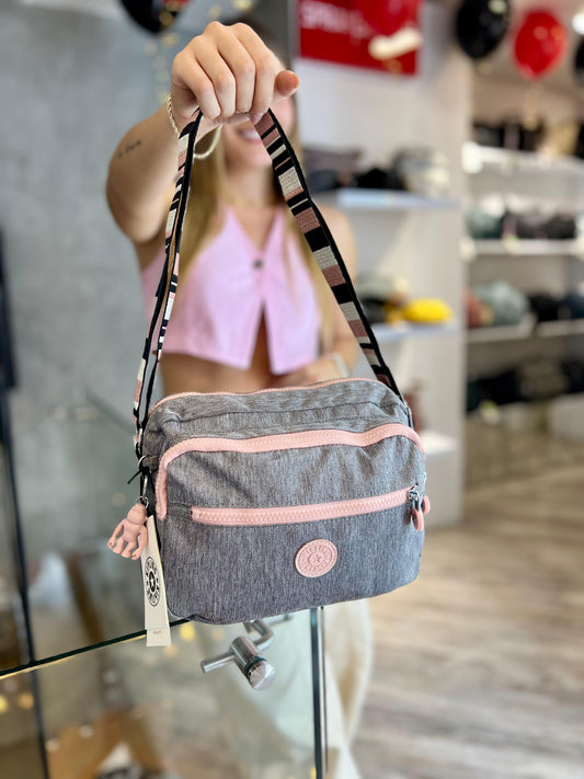 Bolso Manos Libres Gris