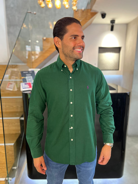 Camisa Polo R.L hombre Oxford