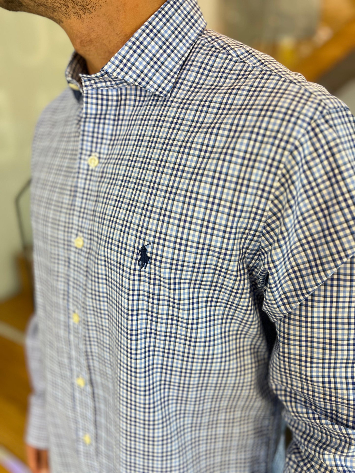 Camisa Polo R.L hombre Algodón
