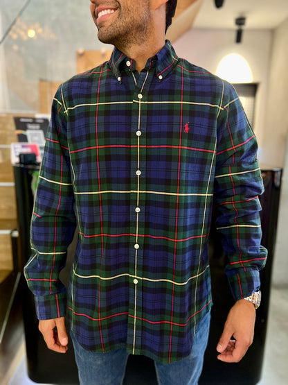Camisa Polo R.L hombre Oxford