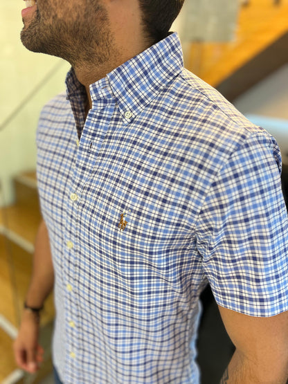 Camisa Polo R.L hombre Algodón Slim Fit Manga Corta