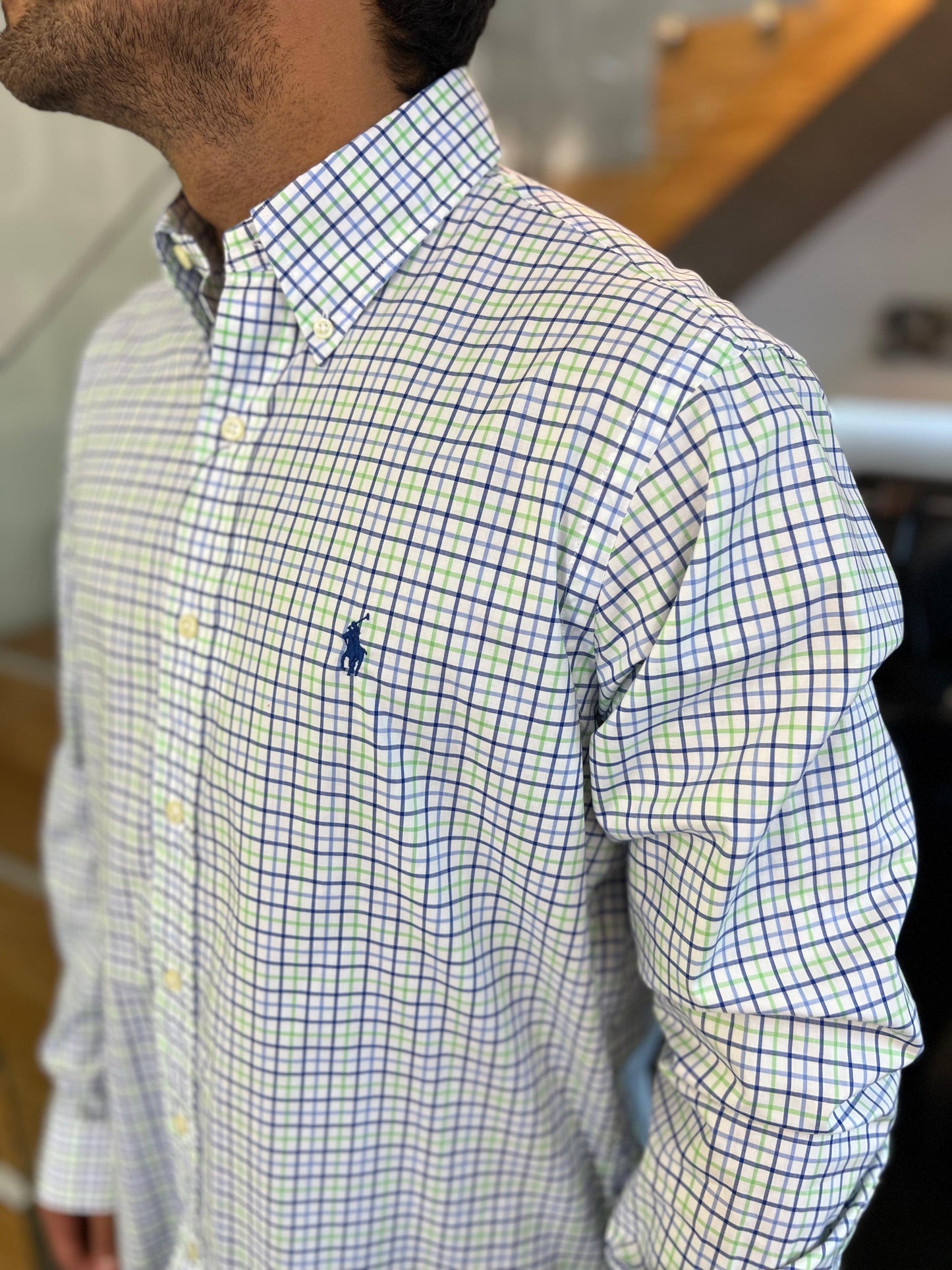 Camisa Polo R.L hombre Algodón