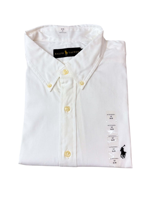 Camisa Polo R.L hombre Algodón Blanca