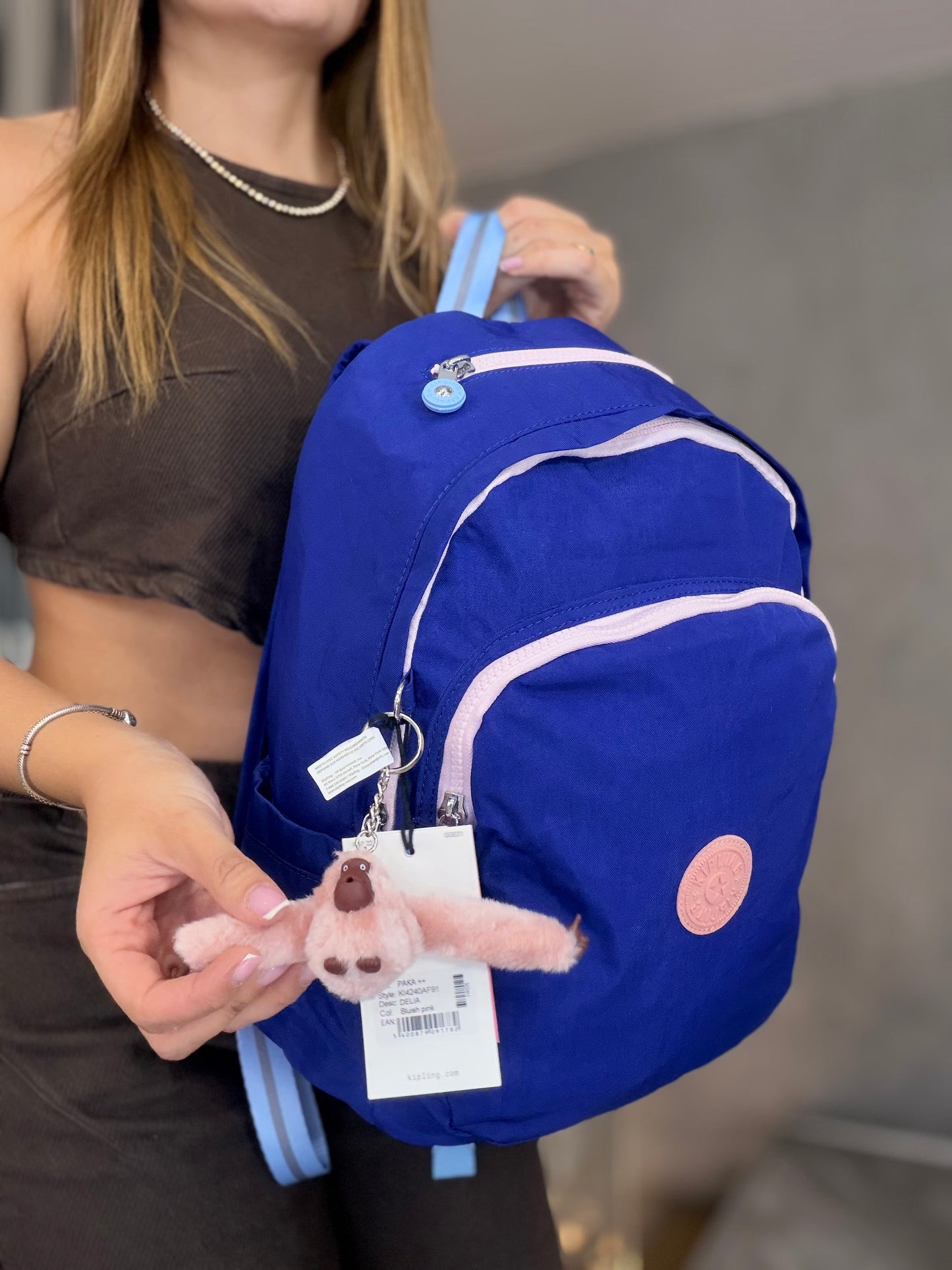 Morral talla M Azul