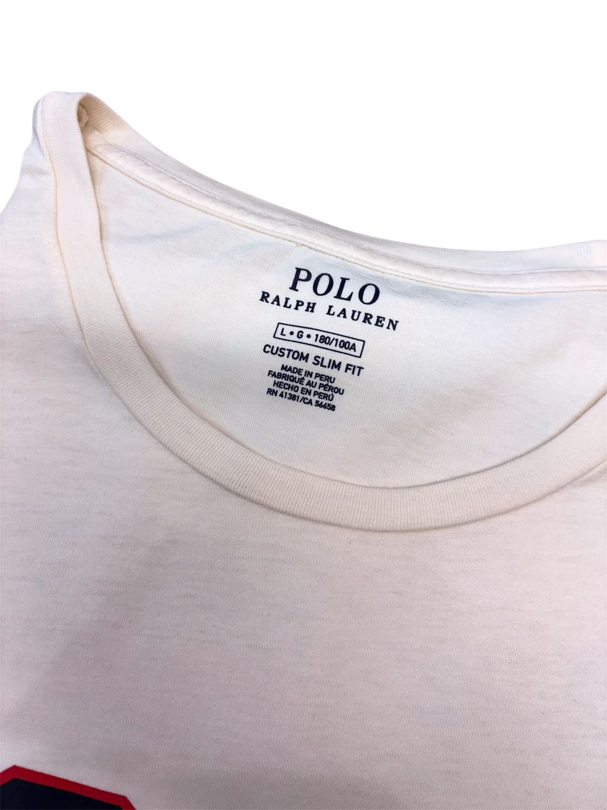 Camiseta Polo R.L hombre Algodón Beige