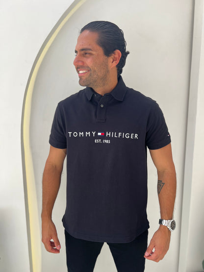 Polo Tommy Hilfiger Hombre Negro N.C