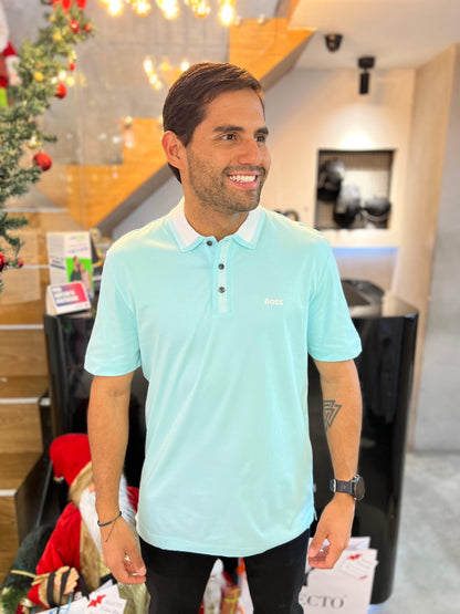 Polo Hugo Boss Celeste