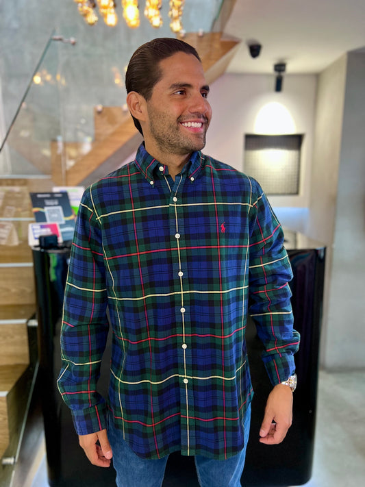 Camisa Polo R.L hombre Oxford