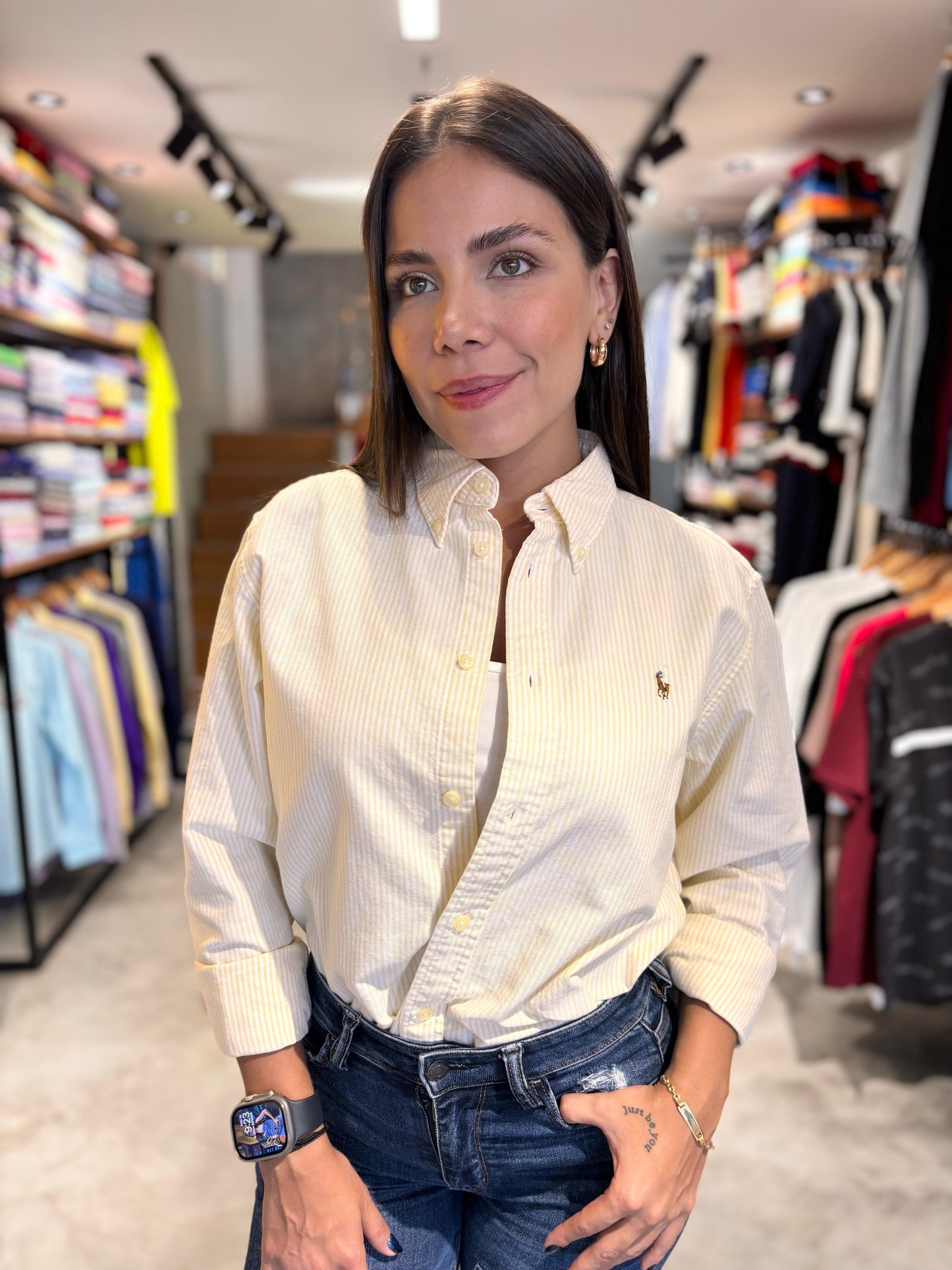 Camisa Polo R.L Dama Oxford