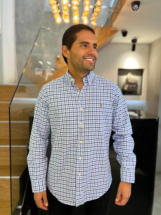 Camisa Polo R.L hombre Oxford