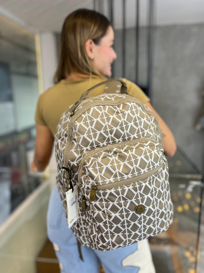 Morral Talla L Dorado Estampado