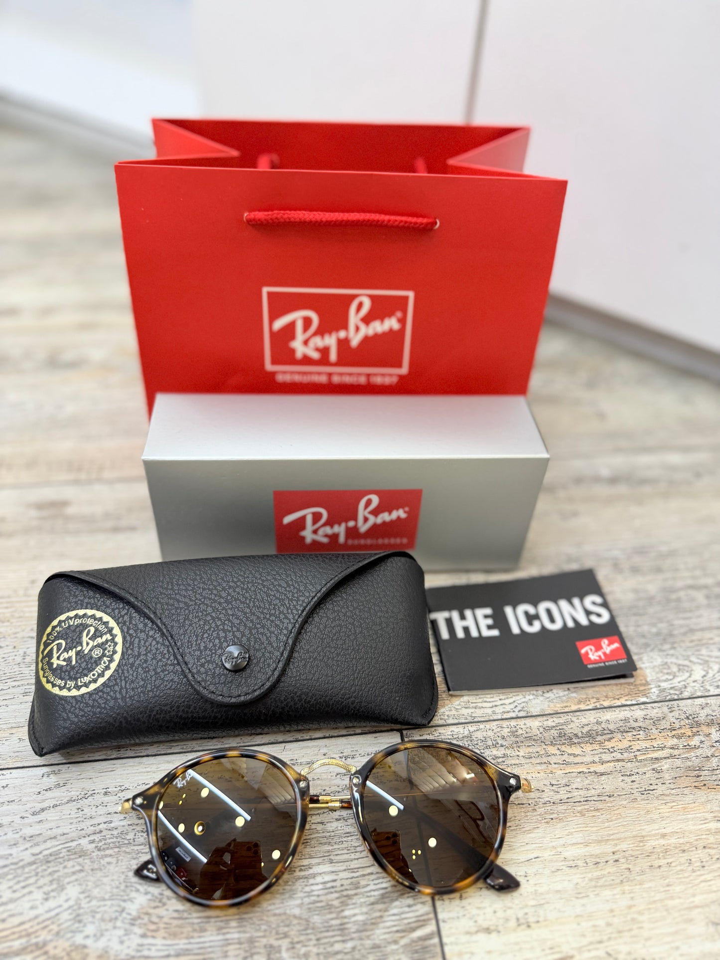 Gafas De Sol Marco Animal Print Lente Cafe