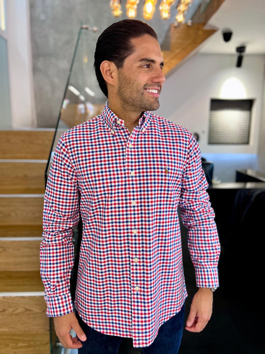 Camisa Polo R.L hombre Oxford