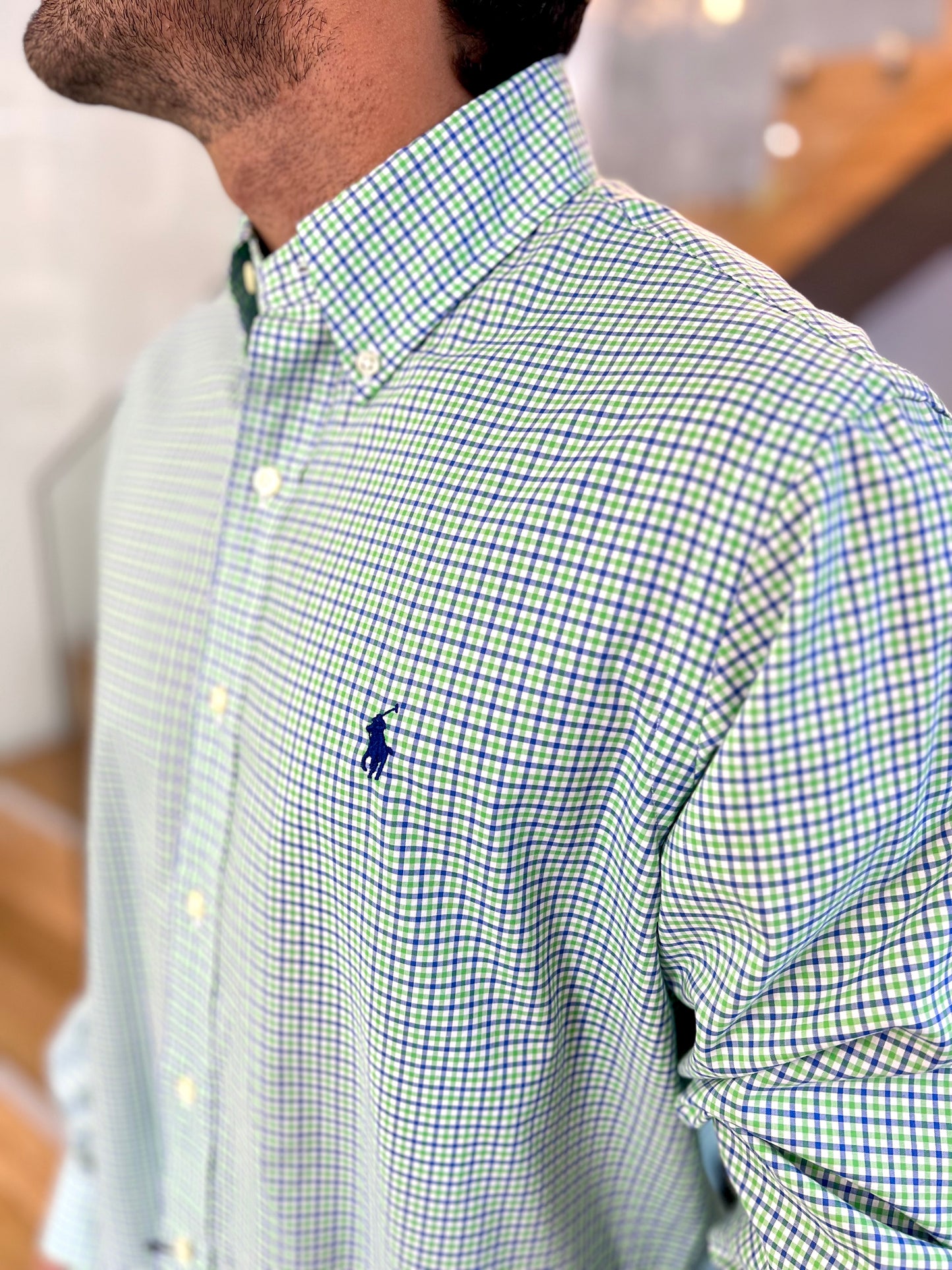 Camisa Polo R.L hombre Algodón