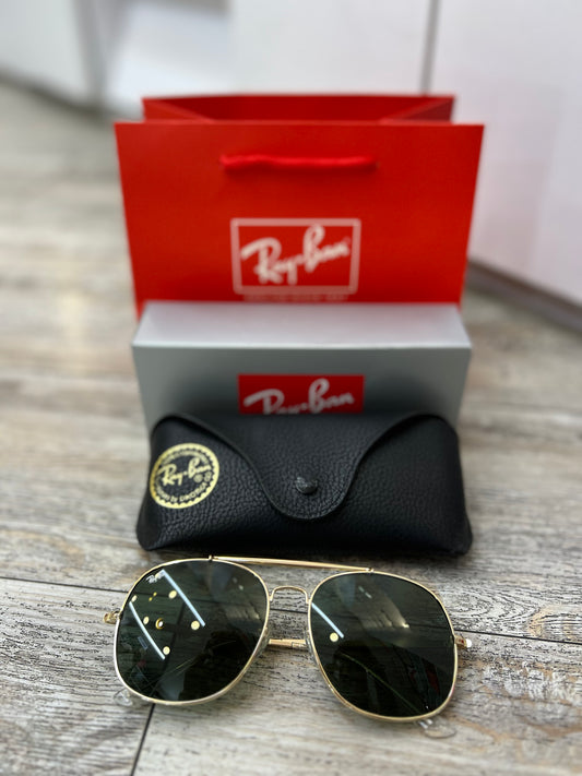 Gafas De Sol Marco Dorado Lente Negro
