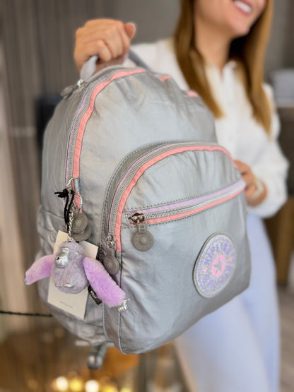 Morral talla M Plateado