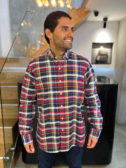 Camisa Polo R.L hombre Oxford