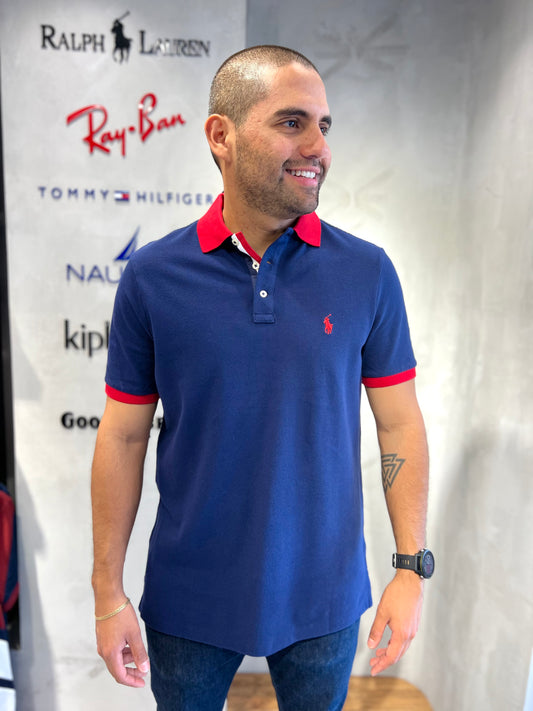Polo R.L hombre Azul