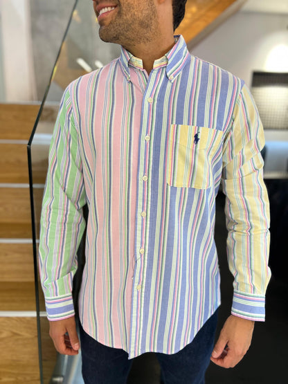 Camisa Polo R.L hombre Oxford