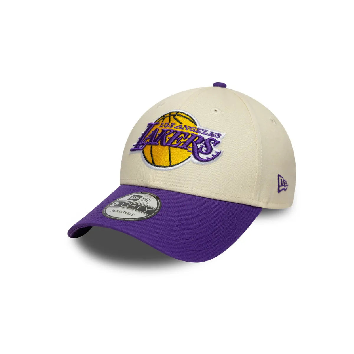 Gorra New Era Lakers 940 Ajustable Beige - Morada Edición especial