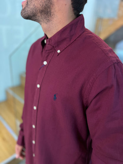 Camisa Polo R.L hombre Oxford