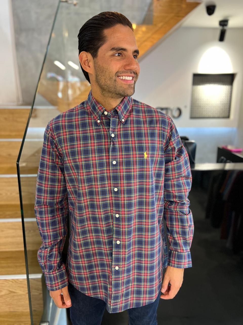 Camisa Polo R.L hombre Algodón