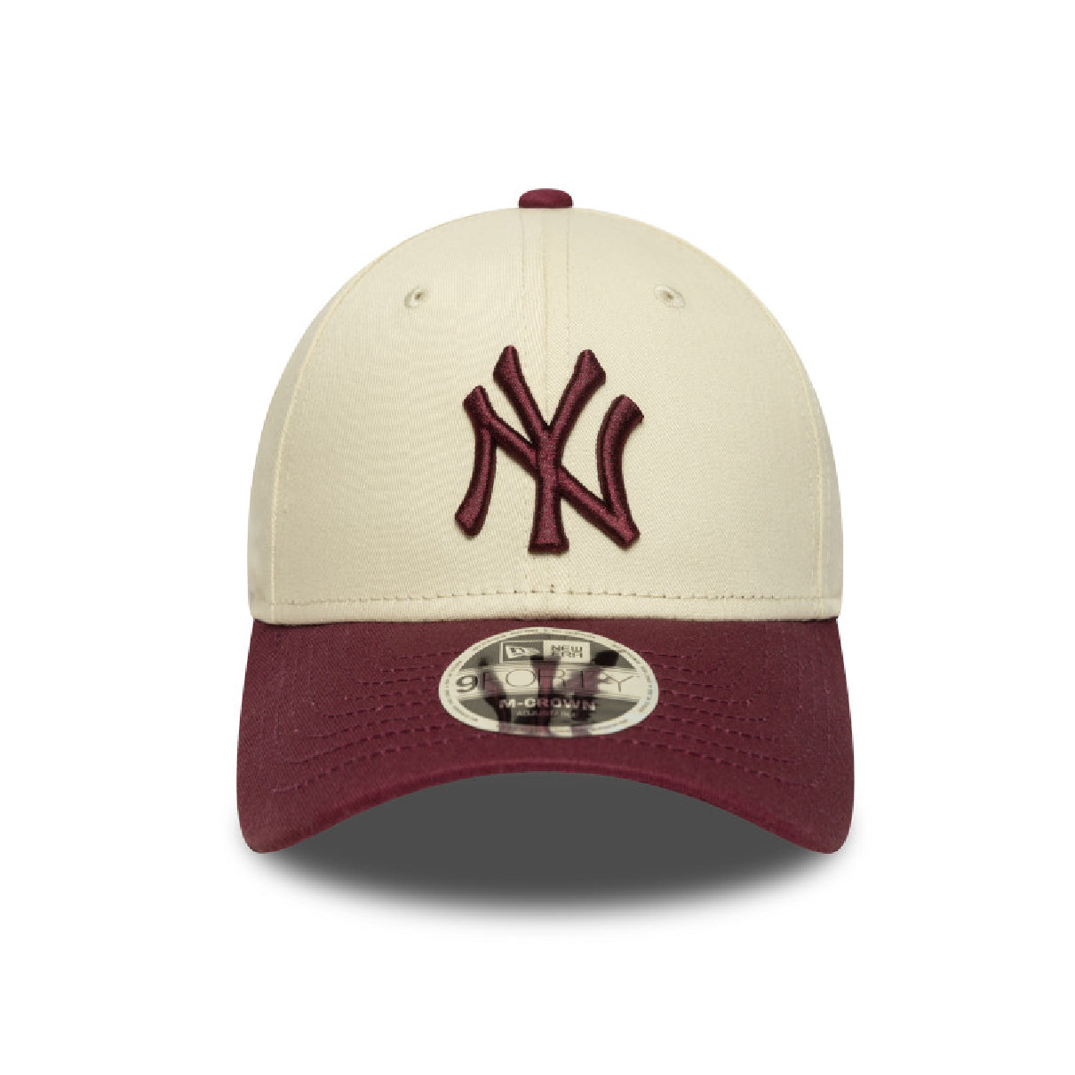 Gorra New Era NY 940 Ajustable Beige - Vinotinto