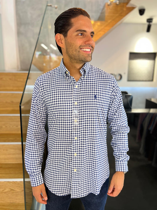 Camisa Polo R.L hombre Algodón