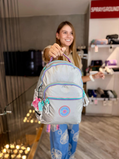 Morral talla M Plateado