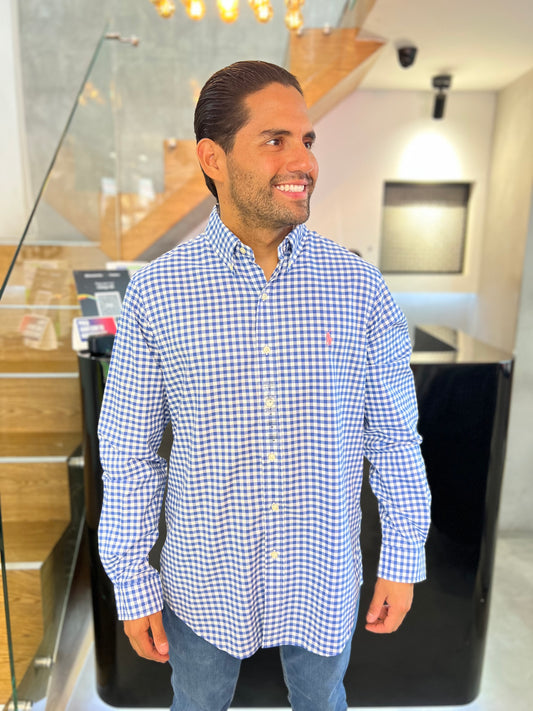 Camisa Polo R.L hombre Algodón